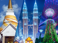 OPEN TRIP 3 NEGARA MALAYSIA - SINGAPORE - THAILAND (13 – 18 JUNI 2023)